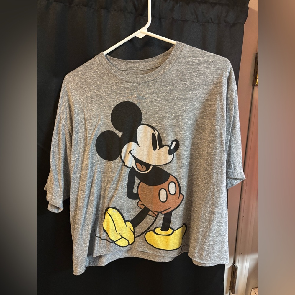 Cropped Mickey Mouse Tee